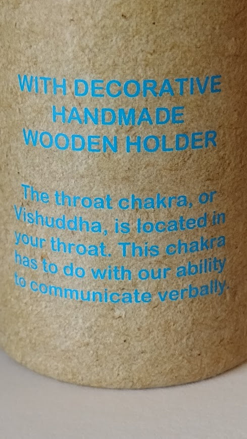Throat Chakra Incense Sticks - Patchouli (Blue)