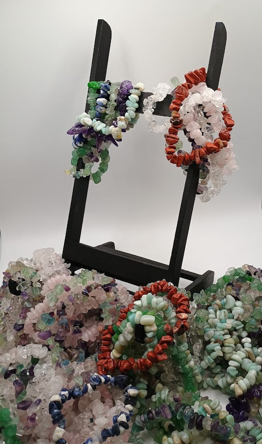 Gemstone Chip Bracelet, Assorted