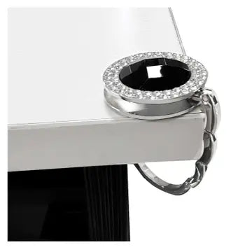 Pink Gem and Rhinestone Purse Hanger