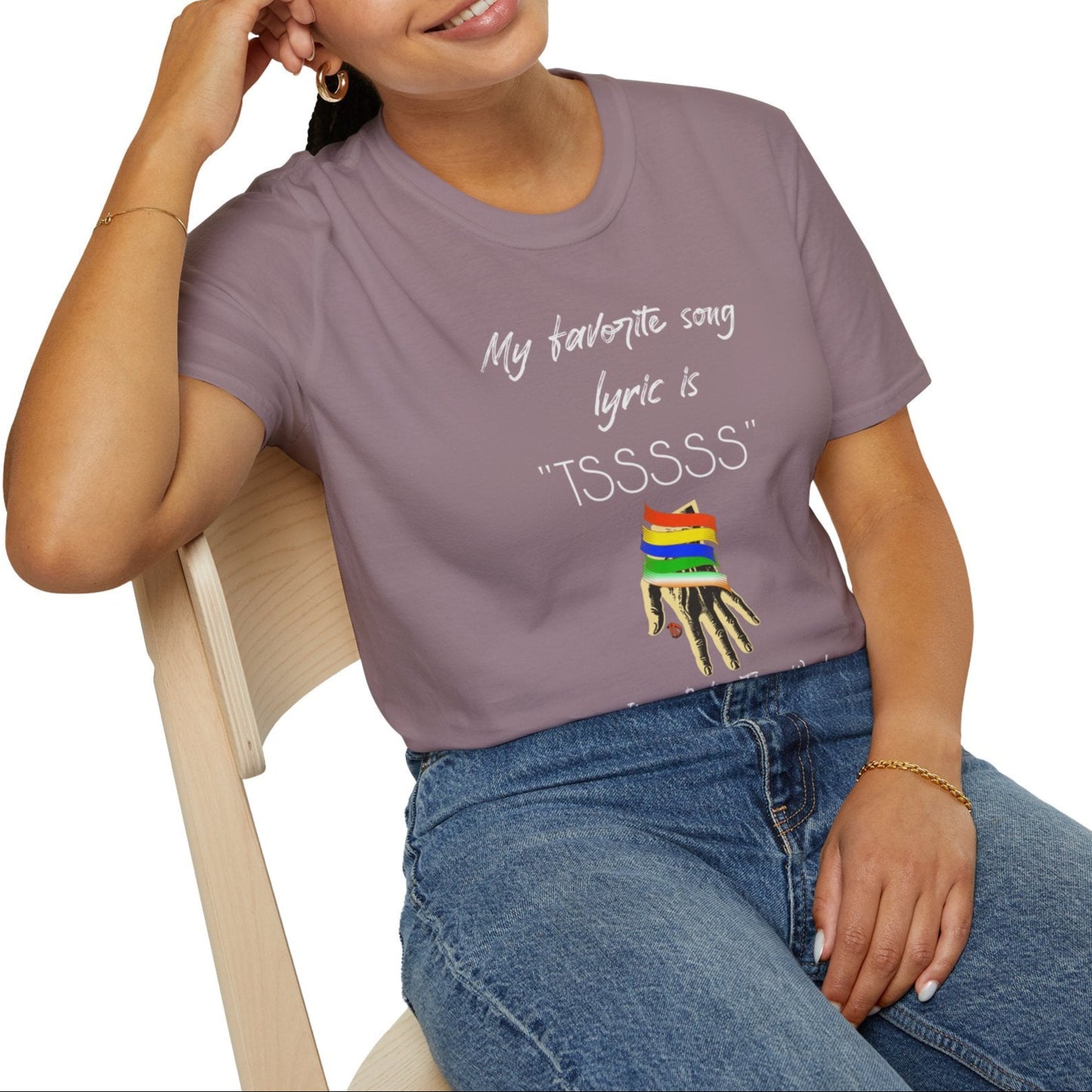 Favorite Song Lyric (2 versions), Soft T-Shirt