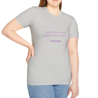 Frederick Douglass quote, Soft Tee