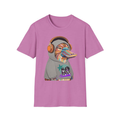 Quirky Animal in Hoodie — Fun Novelty Graphic Tee