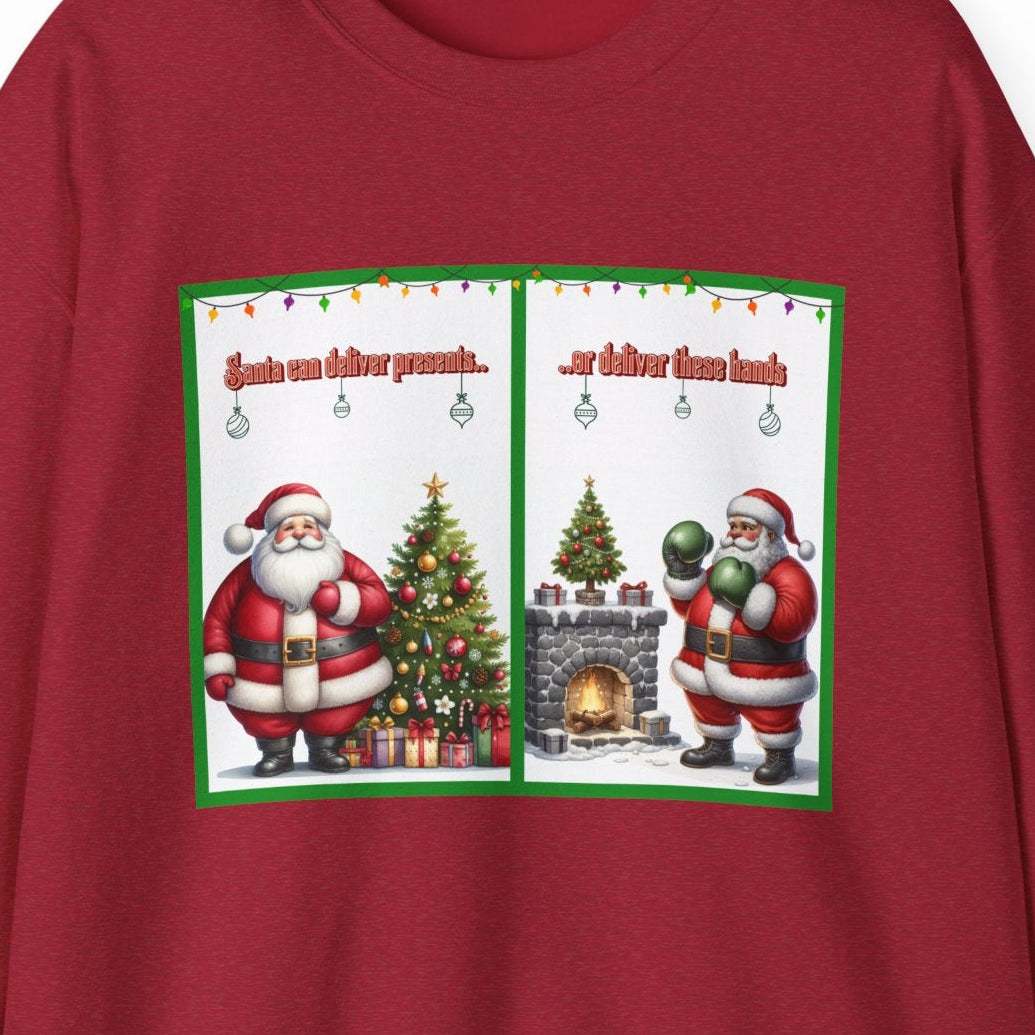 Santa Delivers, Crewneck Sweatshirt