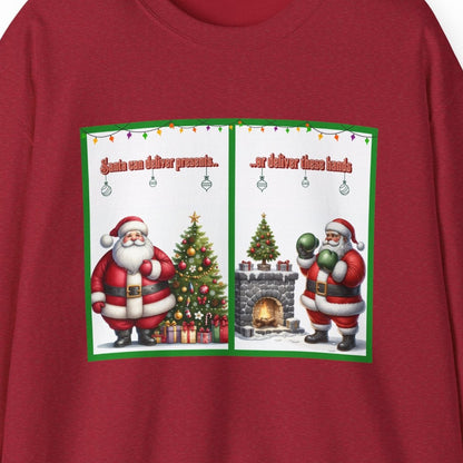 Santa Delivers, Crewneck Sweatshirt