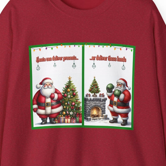 Santa Delivers, Crewneck Sweatshirt