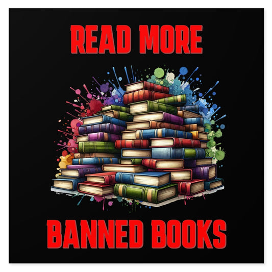 Read More Banned Books Vinyl Sticker