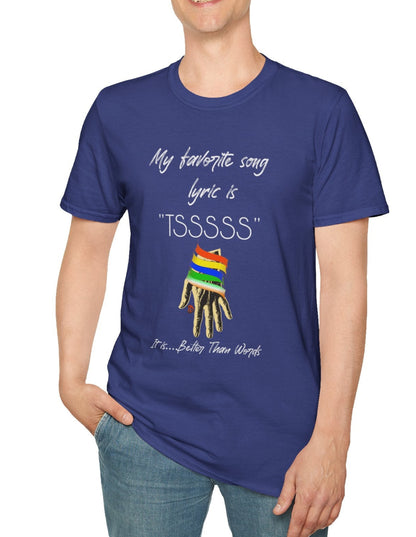 Favorite Song Lyric (2 versions), Soft T-Shirt