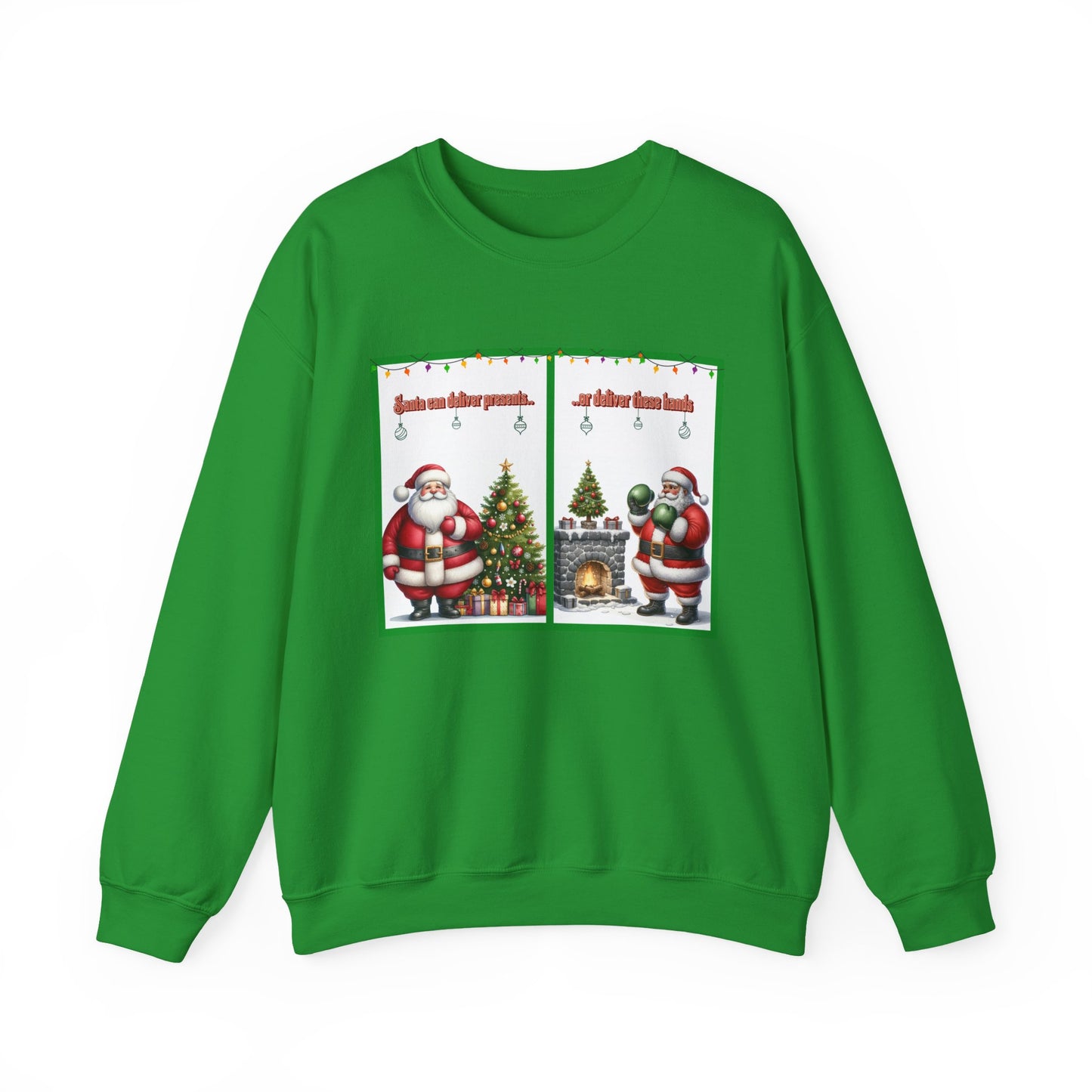 Santa Delivers, Crewneck Sweatshirt
