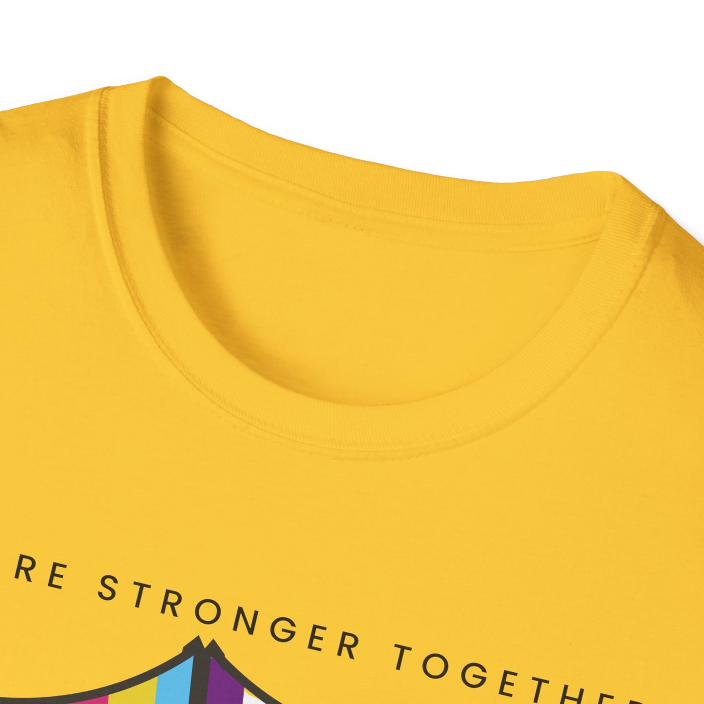 "We are Stronger Together" PRIDE Umbrella, Soft Tee