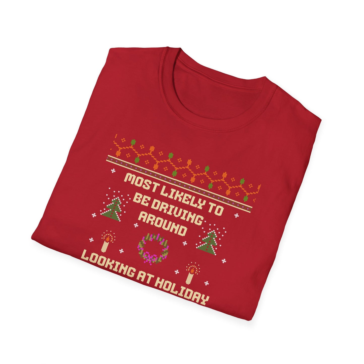 Holiday Lights Sweater, Soft Tee