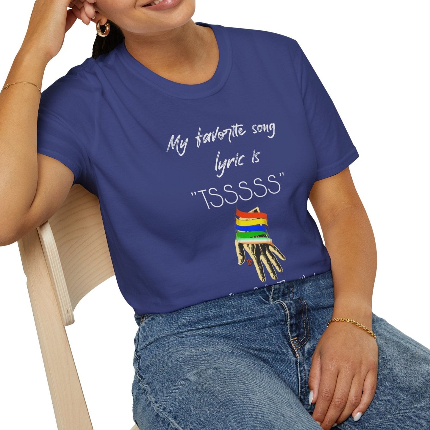 Favorite Song Lyric (2 versions), Soft T-Shirt