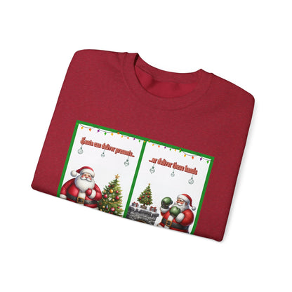 Santa Delivers, Crewneck Sweatshirt