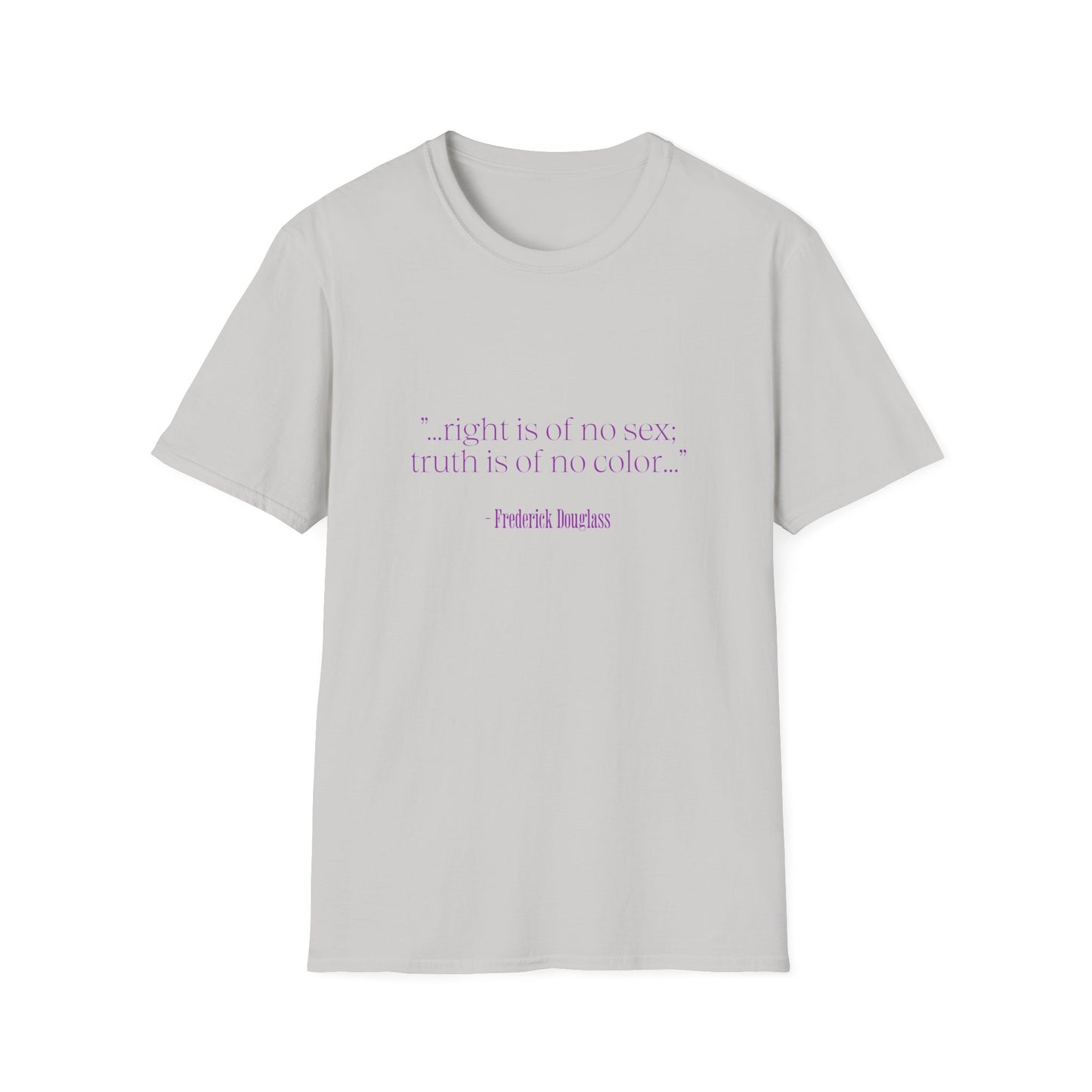 Frederick Douglass quote, Soft Tee