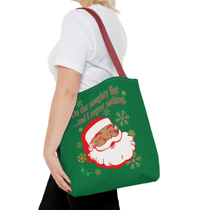 On the Naughty List, Tote Bag
