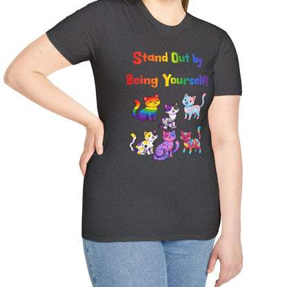 Stand Out by Being Yourself Soft-Tee