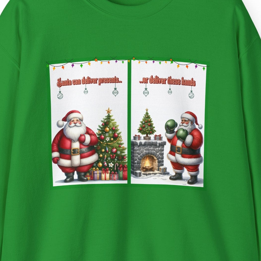 Santa Delivers, Crewneck Sweatshirt