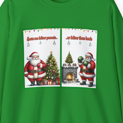 Santa Delivers, Crewneck Sweatshirt