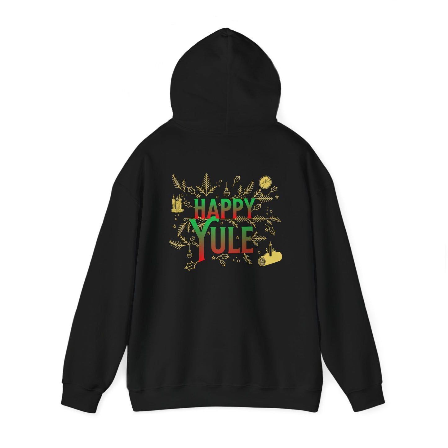 Happy Yule, Hooded Sweatshirt