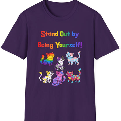 Stand Out by Being Yourself Soft-Tee