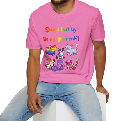 Stand Out by Being Yourself Soft-Tee
