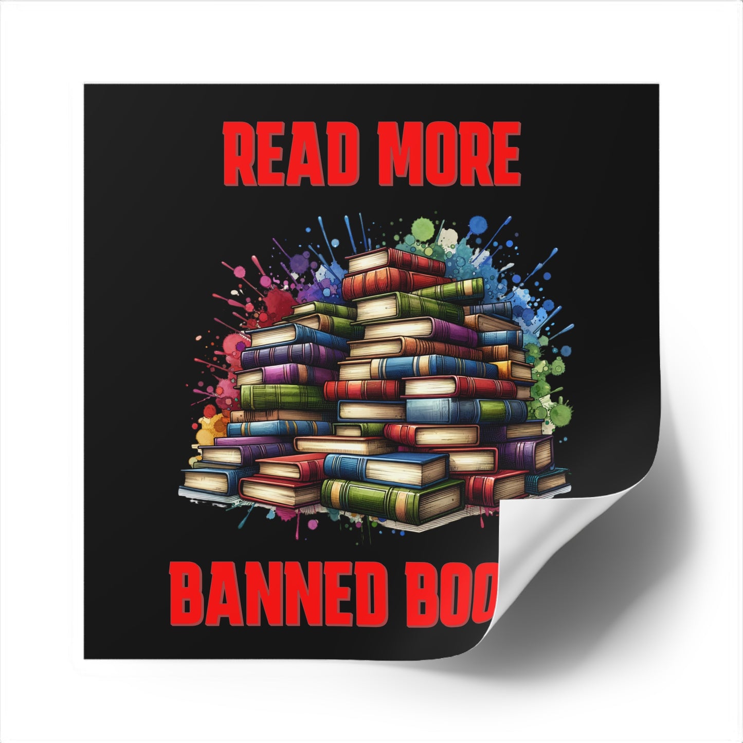 Read More Banned Books Vinyl Sticker