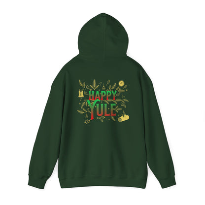 Happy Yule, Hooded Sweatshirt