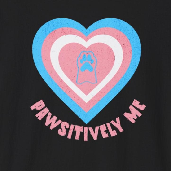 Transgender Pawsitively Me Soft Tee