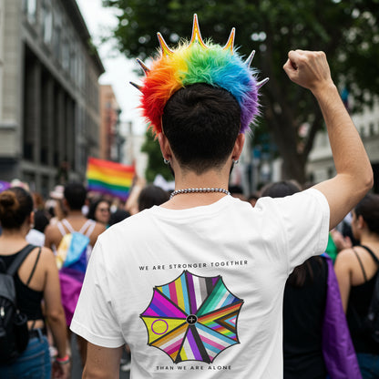 "We are Stronger Together" PRIDE Umbrella, Soft Tee