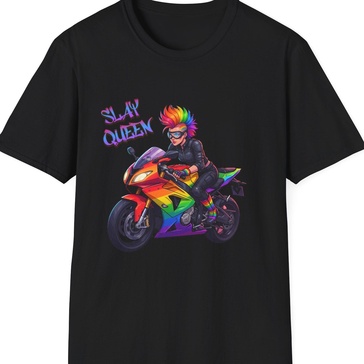 Slay Queen Motorcycle Pride Soft-Tee