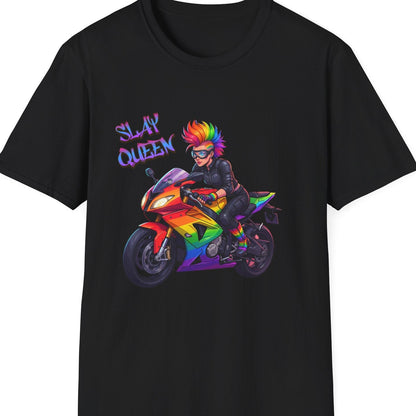 Slay Queen Motorcycle Pride Soft-Tee