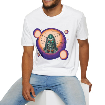 Chill Vibes Skeleton, Soft T-Shirt