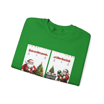 Santa Delivers, Crewneck Sweatshirt