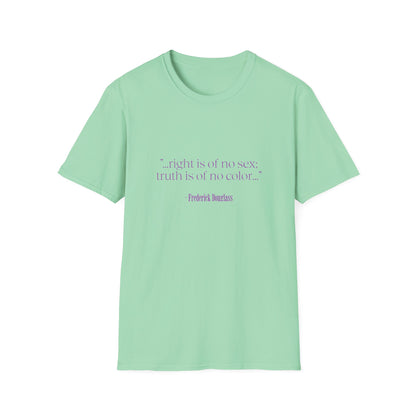 Frederick Douglass quote, Soft Tee