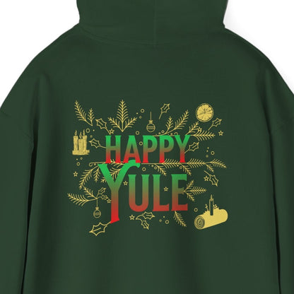 Happy Yule, Hooded Sweatshirt