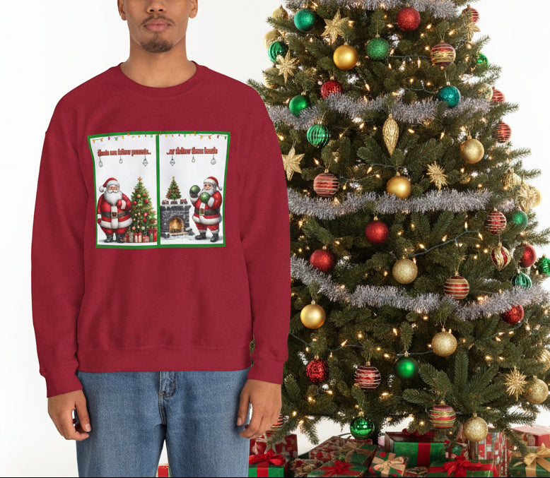 Santa Delivers, Crewneck Sweatshirt