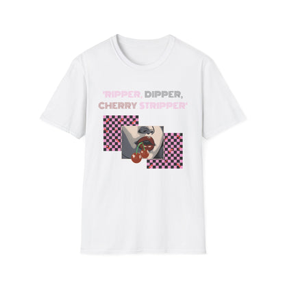 Checkered Cherry, Soft Tee