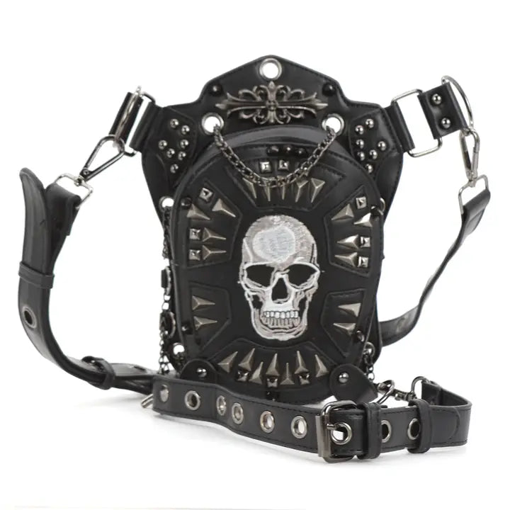 Convertible Skull Shoulder/Waist Bag