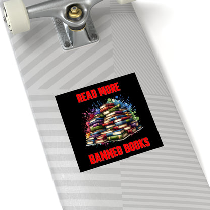 Read More Banned Books Vinyl Sticker