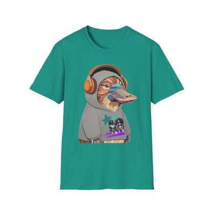 Quirky Animal in Hoodie — Fun Novelty Graphic Tee
