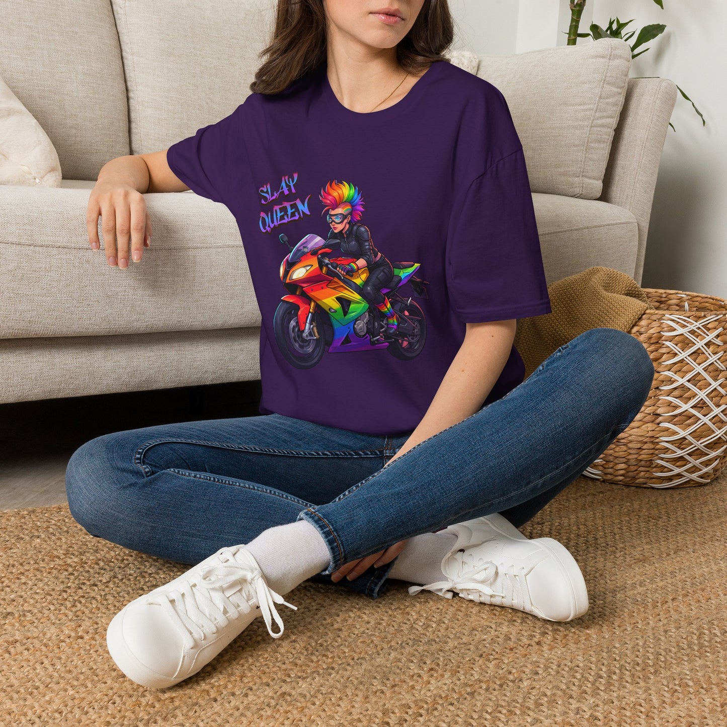 Slay Queen Motorcycle Pride Soft-Tee