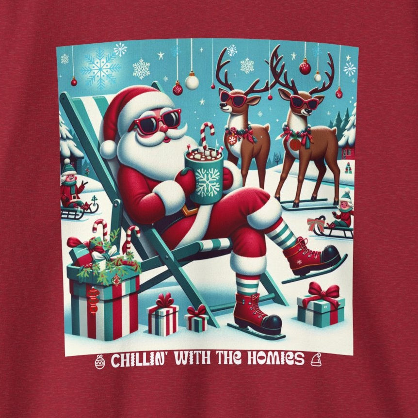 Chillin with my Homies, Crewneck Sweatshirt