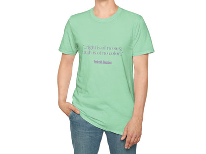 Frederick Douglass quote, Soft Tee