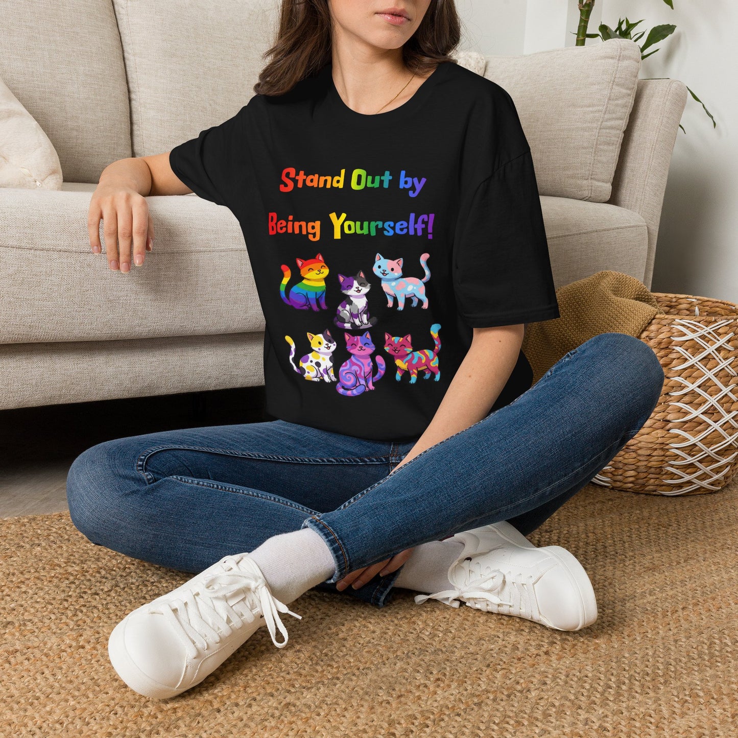 Stand Out by Being Yourself Soft-Tee
