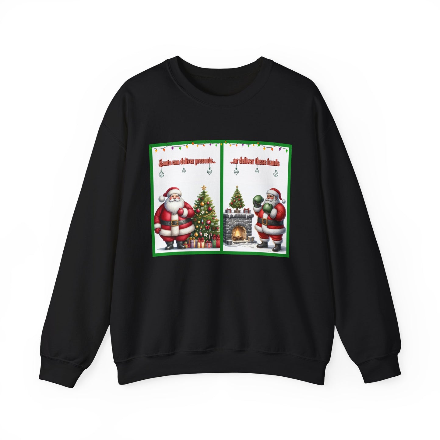 Santa Delivers, Crewneck Sweatshirt