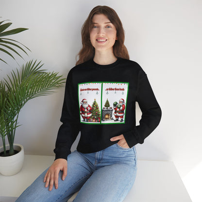 Santa Delivers, Crewneck Sweatshirt