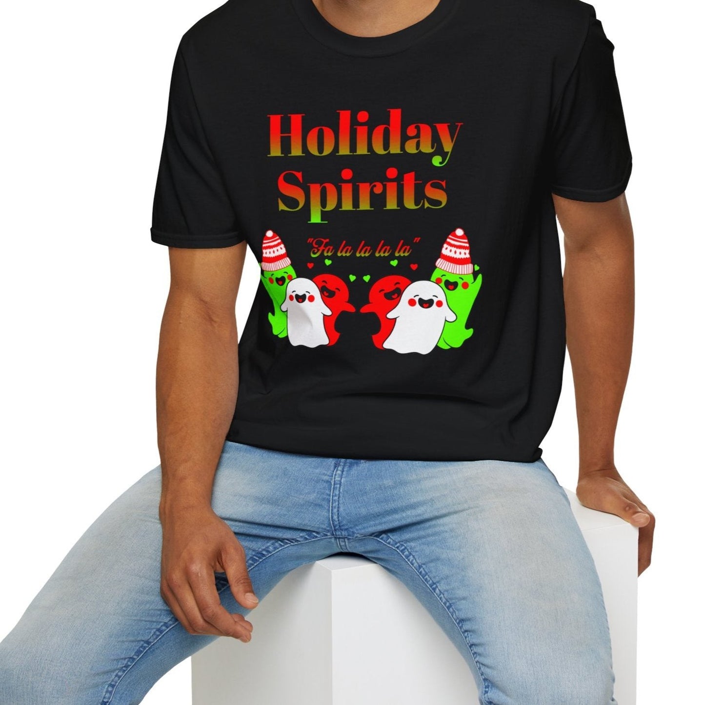 Holiday Spirits (Ghosts) Singing Soft Tee