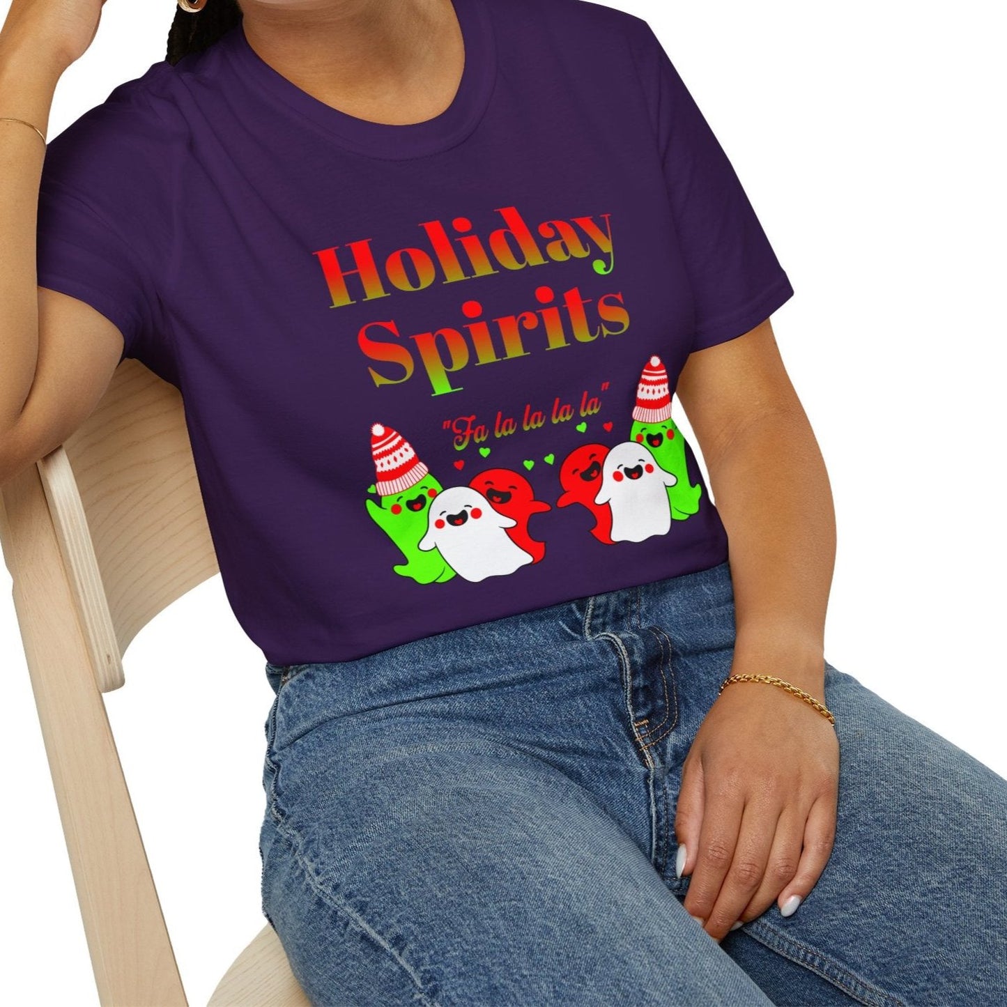 Holiday Spirits (Ghosts) Singing Soft Tee