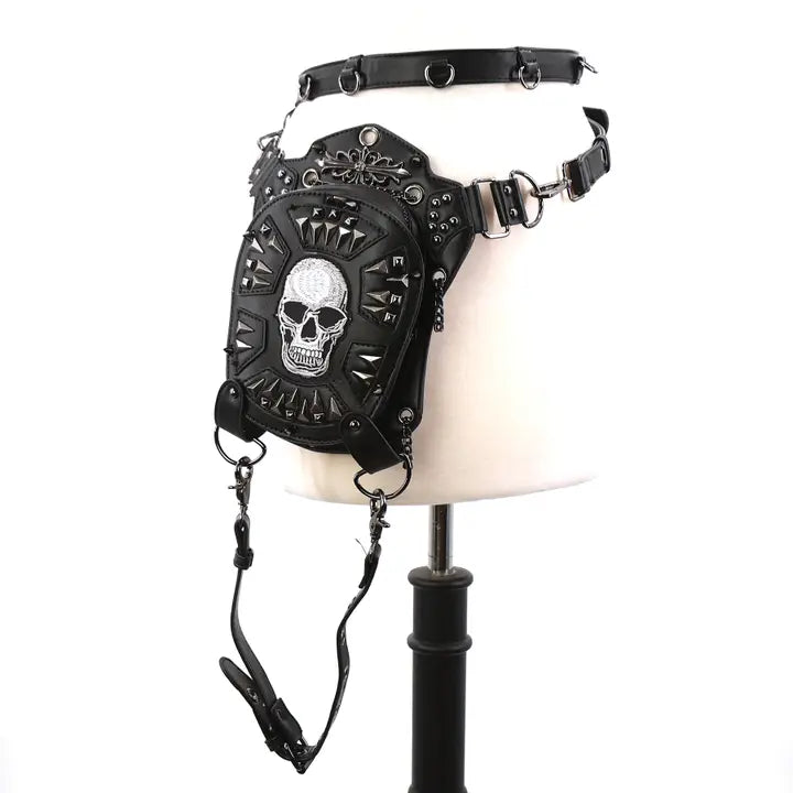 Convertible Skull Shoulder/Waist Bag