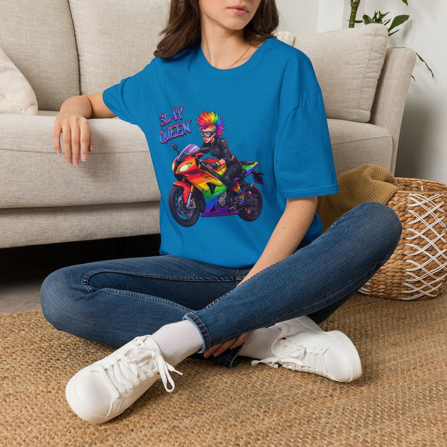 Slay Queen Motorcycle Pride Soft-Tee