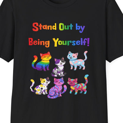 Stand Out by Being Yourself Soft-Tee